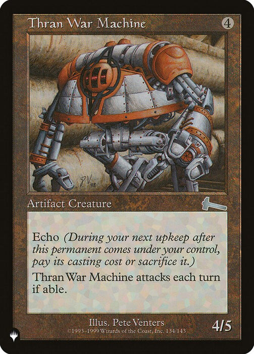 Thran War Machine - Retro Frame