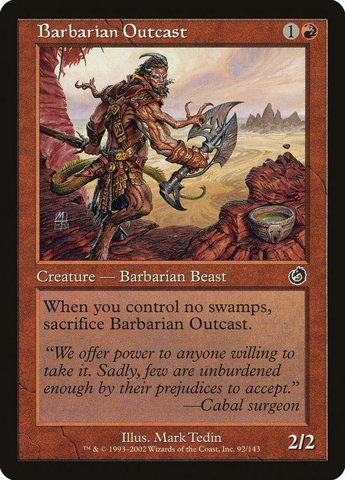 Barbarian Outcast  (Foil)