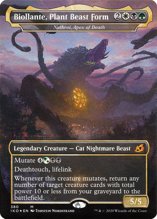 Biollante, Plant Beast Form - Nethroi, Apex of Death - Borderless  - Legendary (Foil)