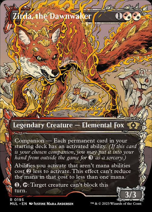 Zirda, the Dawnwaker - Borderless - Legendary- Showcase- Inverted (Foil)