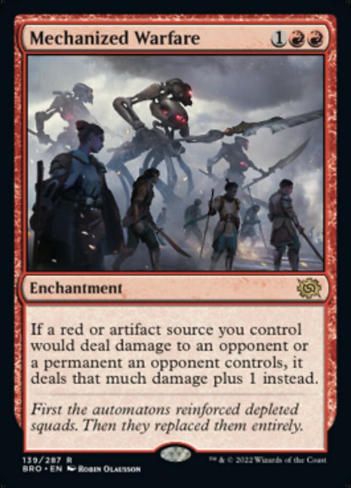Mechanized Warfare (Foil)