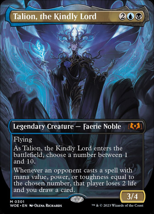 Talion, the Kindly Lord - Borderless - Legendary- Inverted (Foil)