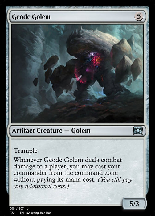 Geode Golem  (Foil)