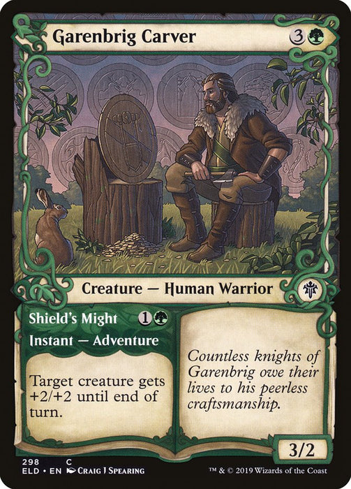 Garenbrig Carver // Shield's Might  - Showcase (Foil)