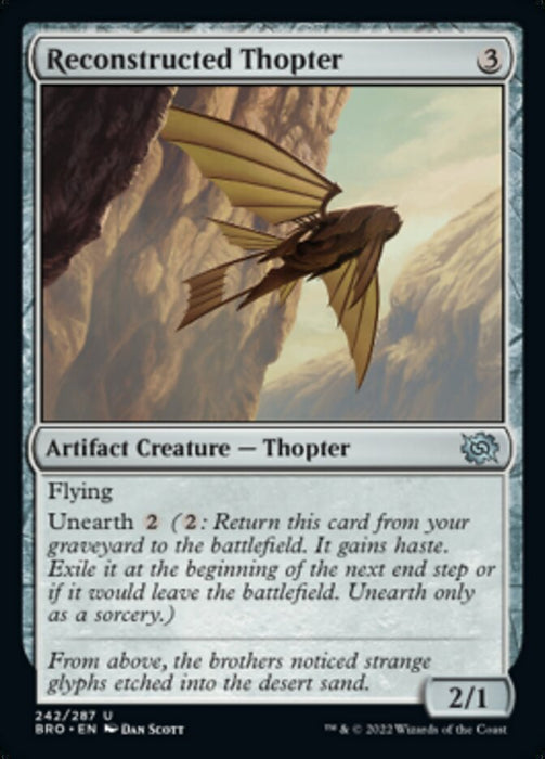 Reconstructed Thopter (Foil)