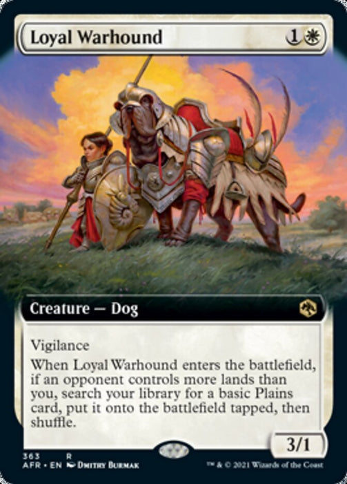 Loyal Warhound  - Extended Art