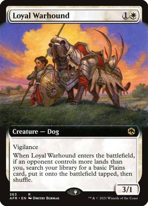 Loyal Warhound  - Extended Art (Foil)