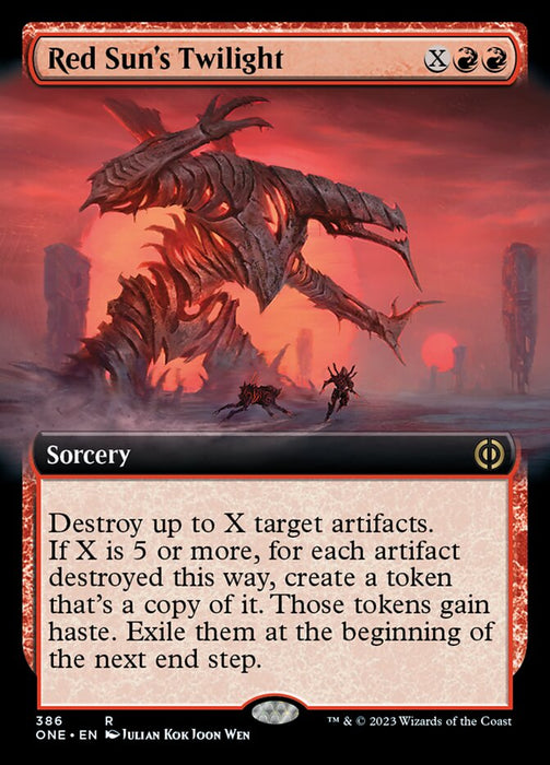 Red Sun's Twilight - Extended Art (Foil)