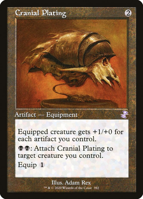 Cranial Plating - Retro Frame  (Foil)