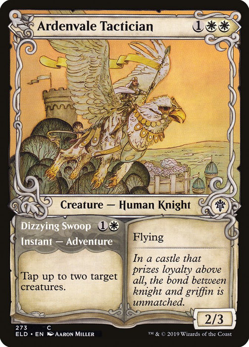 Ardenvale Tactician // Dizzying Swoop  - Showcase (Foil)