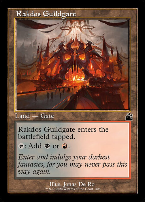 Rakdos Guildgate - Retro Frame