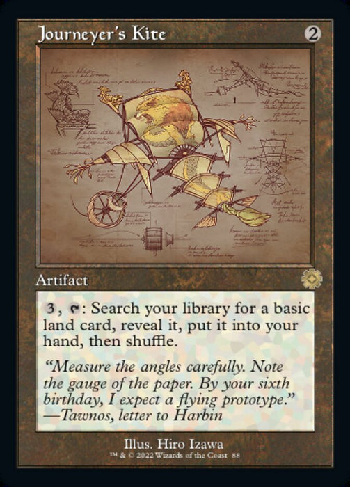 Journeyer's Kite - Retro Frame (Foil)