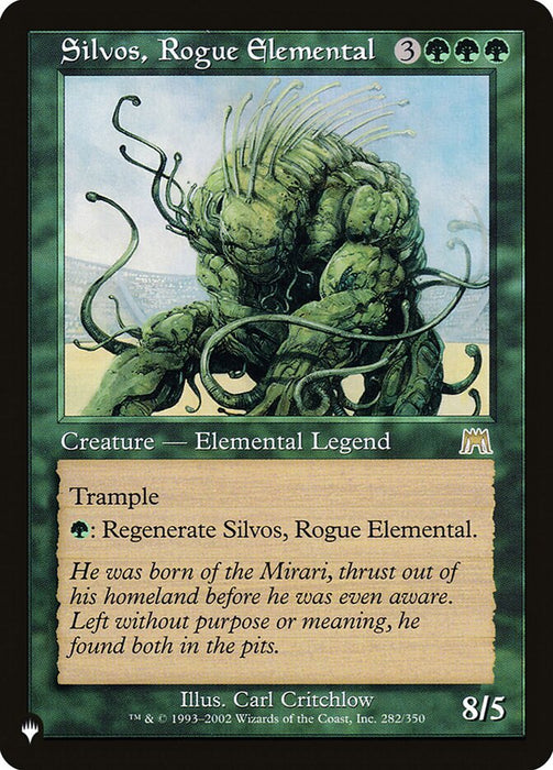 Silvos, Rogue Elemental - Retro Frame