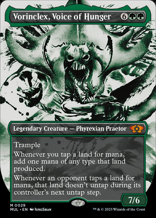 Vorinclex, Voice of Hunger - Borderless - Legendary- Showcase- Inverted