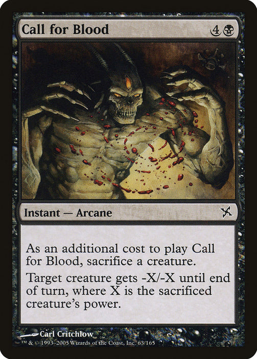 Call for Blood  (Foil)