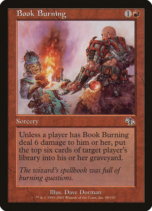 Book Burning  (Foil)