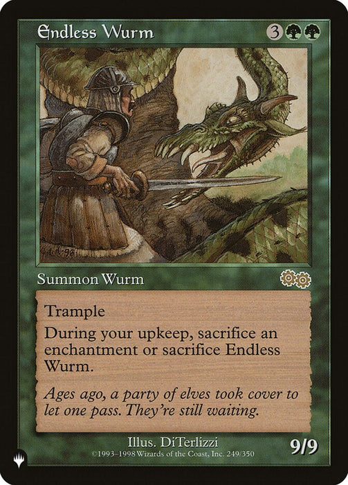 Endless Wurm - Retro Frame