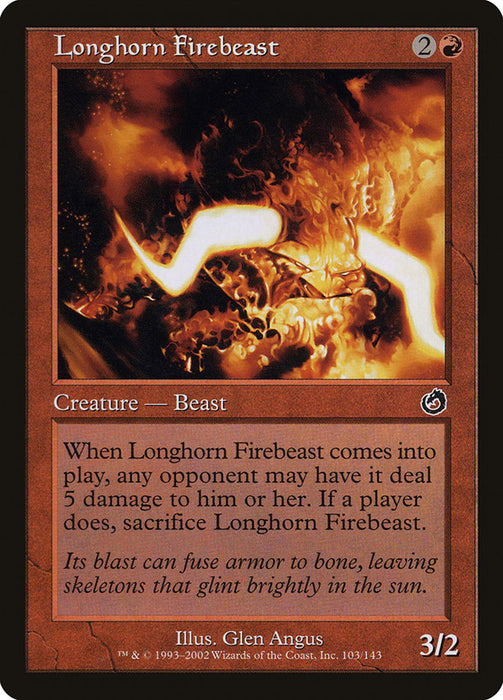 Longhorn Firebeast  (Foil)