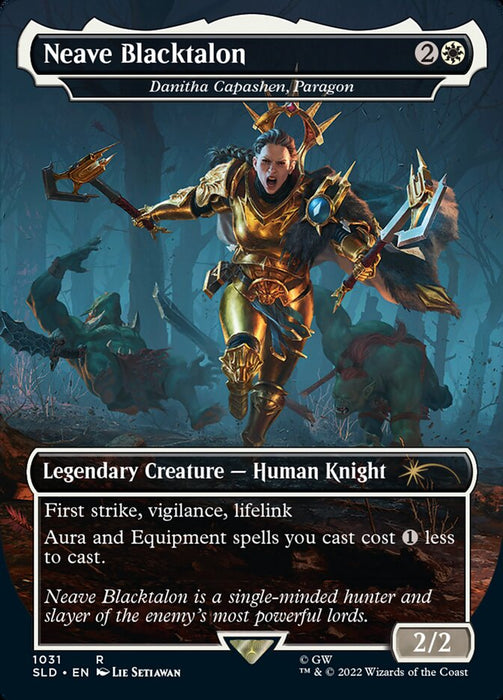 Neave Blacktalon - Danitha Capashen, Paragon - Borderless - Full Art - Legendary- Inverted (Foil)
