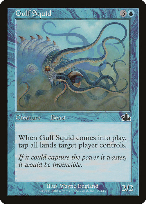 Gulf Squid  (Foil)