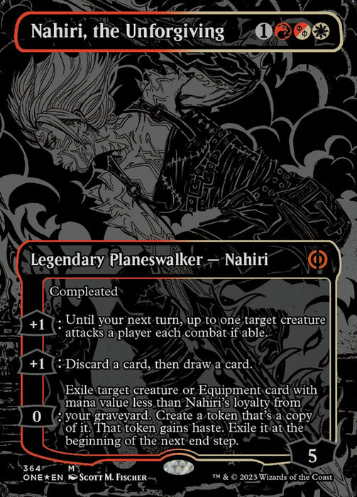 Nahiri, the Unforgiving - Borderless - Inverted (Foil)