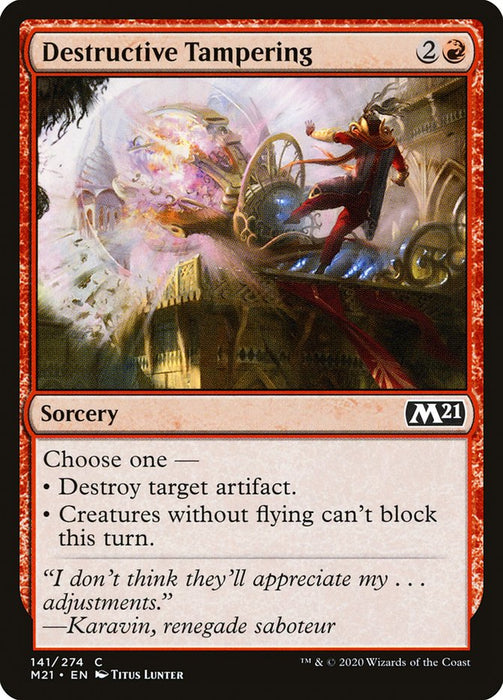 Destructive Tampering  (Foil)
