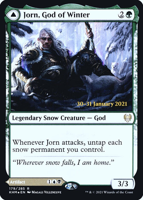 Jorn, God of Winter // Kaldring, the Rimestaff  - Legendary (Foil)