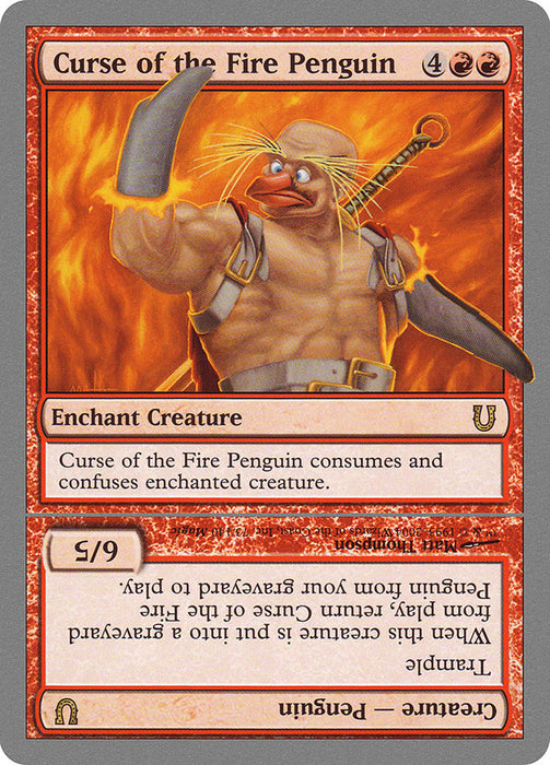 Curse of the Fire Penguin // Curse of the Fire Penguin Creature  (Foil)