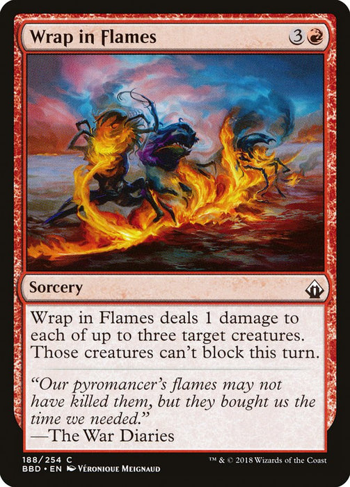 Wrap in Flames  (Foil)