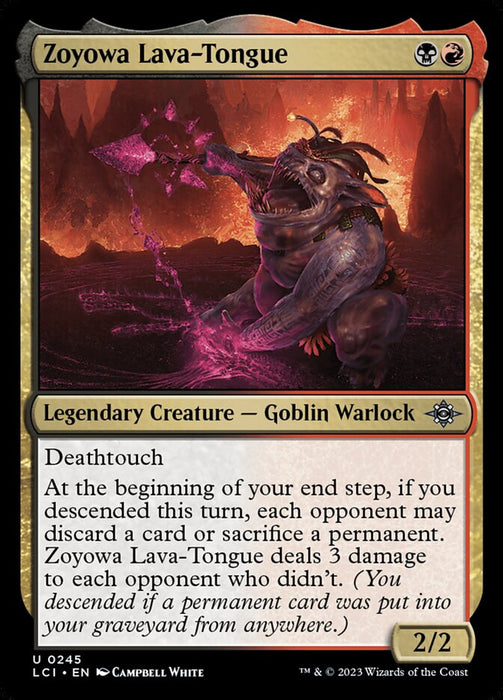 Zoyowa Lava-Tongue - Legendary (Foil)