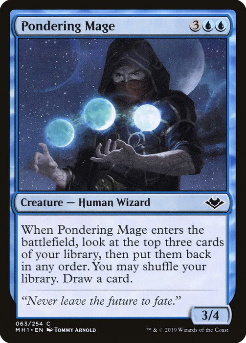 Pondering Mage  (Foil)
