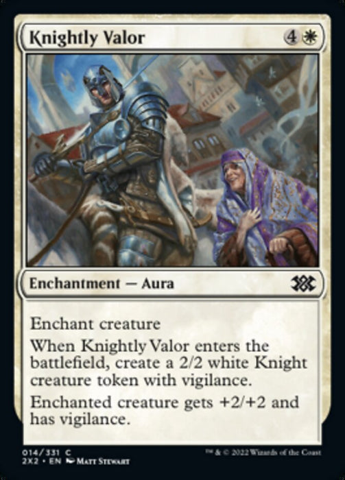 Knightly Valor  (Foil)