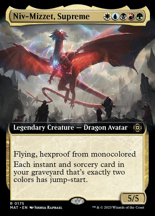 Niv-Mizzet, Supreme - Legendary- Extended Art
