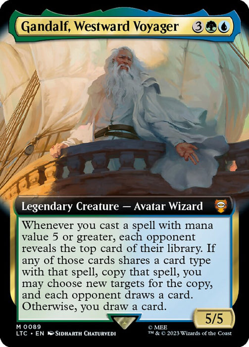 Gandalf, Westward Voyager - Legendary- Extended Art
