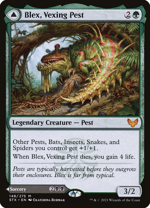 Blex, Vexing Pest // Search for Blex  - Legendary (Foil)