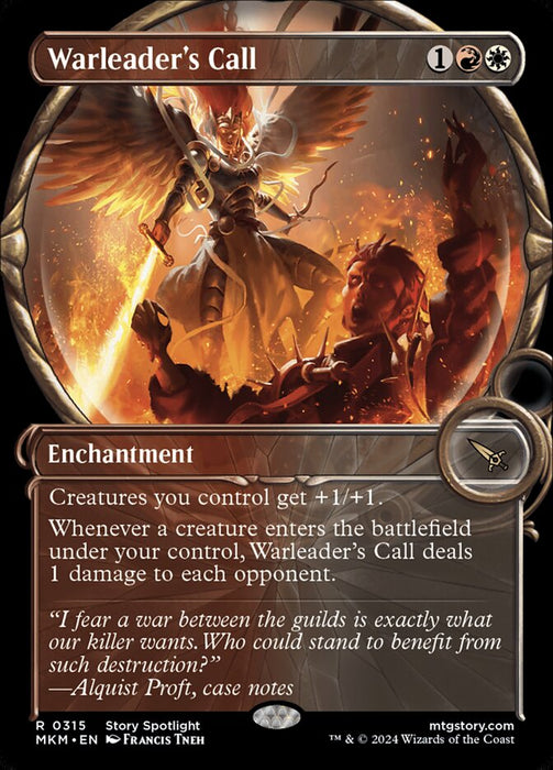 Warleader's Call - Showcase- Inverted (Foil)
