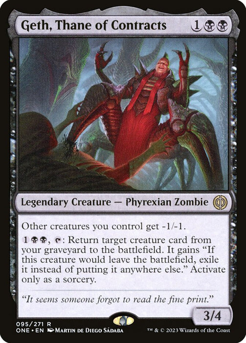 Geth, Thane of Contracts - Legendary (Foil)