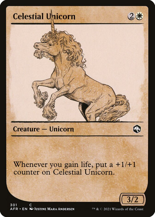 Celestial Unicorn  - Showcase (Foil)