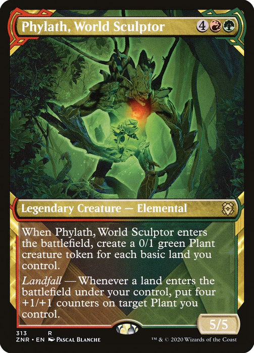 Phylath, World Sculptor  - Showcase - Legendary (Foil)