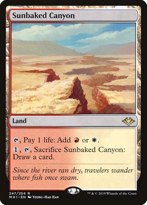 Sunbaked Canyon  (Foil)