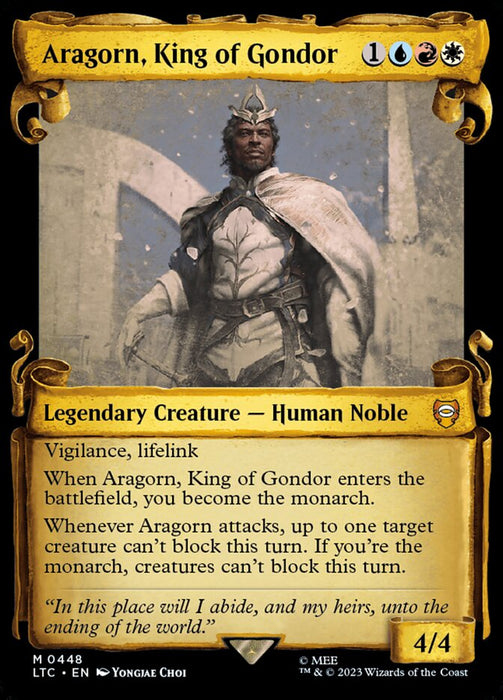 Aragorn, King of Gondor - Showcase- Legendary (Foil)
