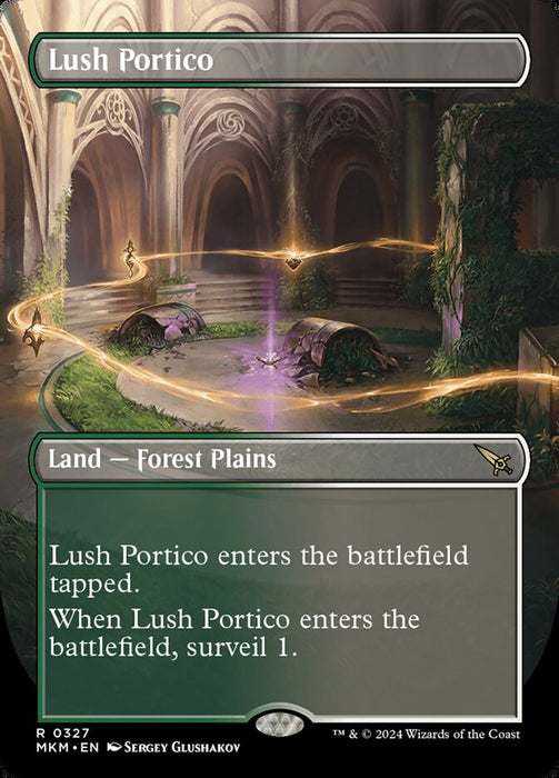 Lush Portico - Borderless - Inverted