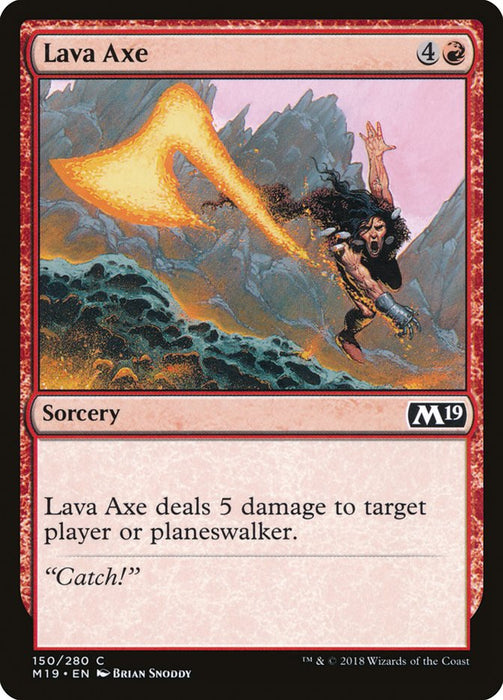 Lava Axe  (Foil)