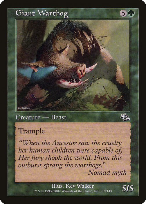 Giant Warthog  (Foil)