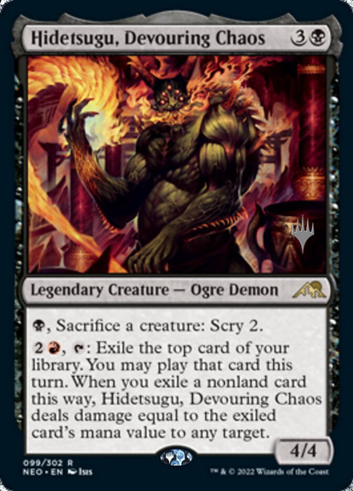 Hidetsugu, Devouring Chaos - Legendary (Foil)