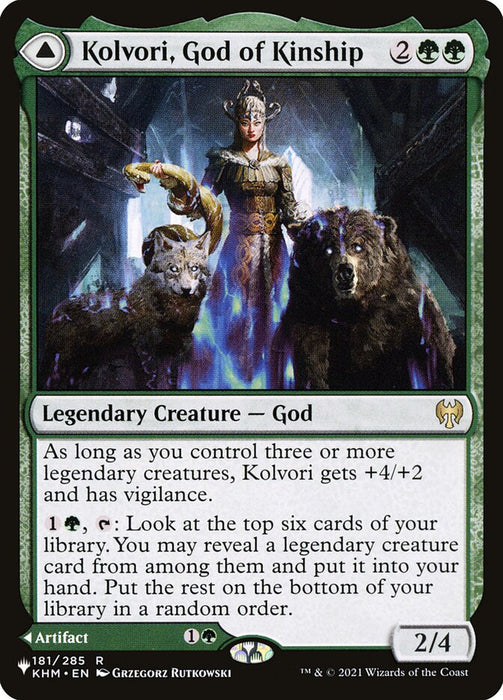Kolvori, God of Kinship // The Ringhart Crest - Legendary