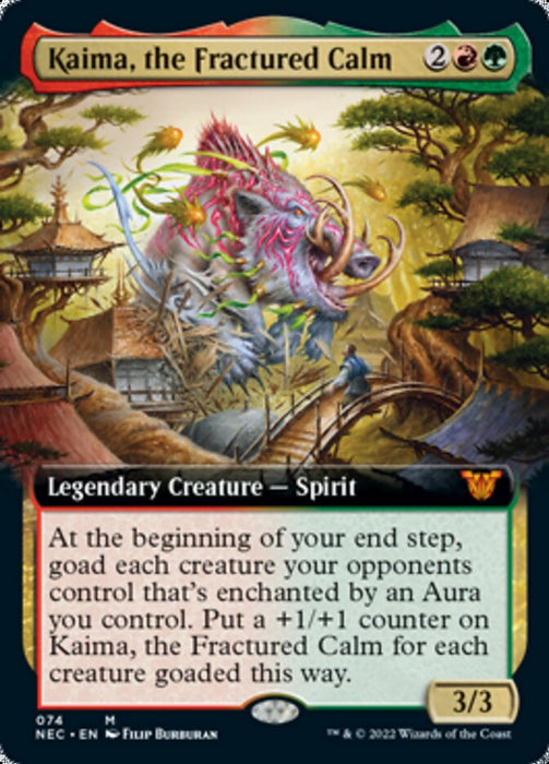 Kaima, the Fractured Calm  - Legendary - Extended Art