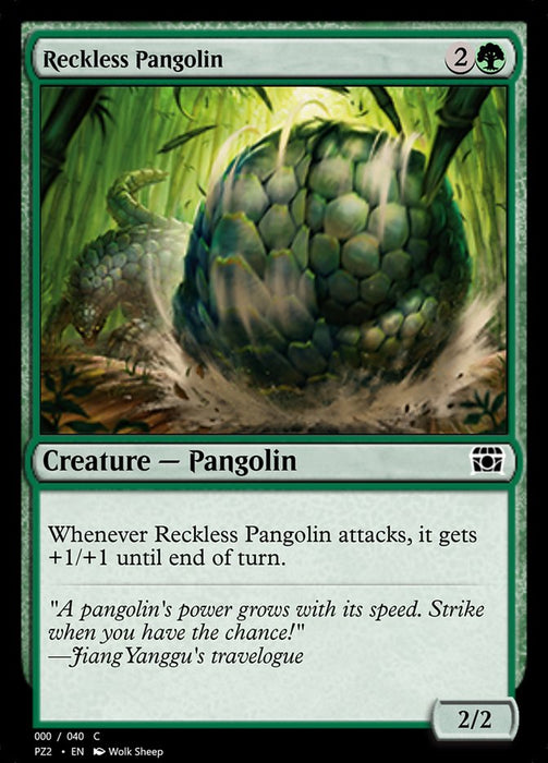 Reckless Pangolin  (Foil)