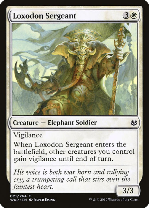 Loxodon Sergeant  (Foil)