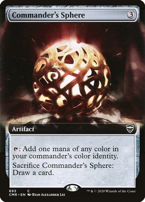 Commander's Sphere  - Extended Art (Foil)